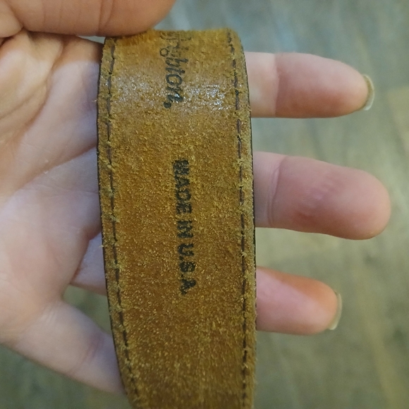 Brighton Heart Soul Love Honor Leather Belt. - Picture 13 of 15